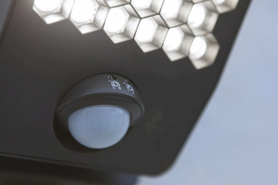 LED Wandlampe mit Bewegungsmelder 4000 K IP54 flexibel