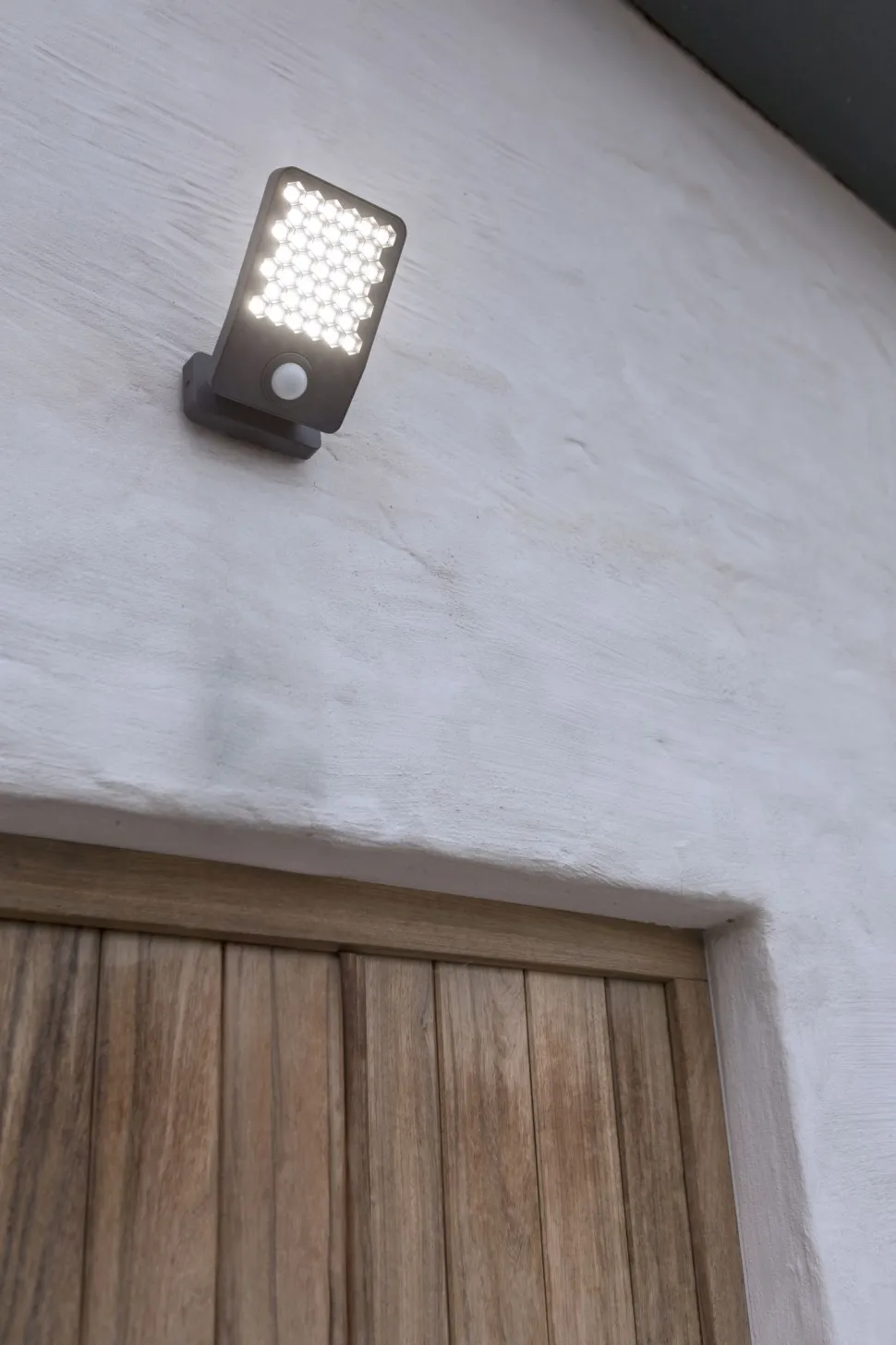 LED Wandlampe mit Bewegungsmelder 4000 K IP54 flexibel