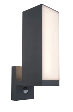 LED Wandlampe mit Bewegungsmelder IP54 14 W verstellbar