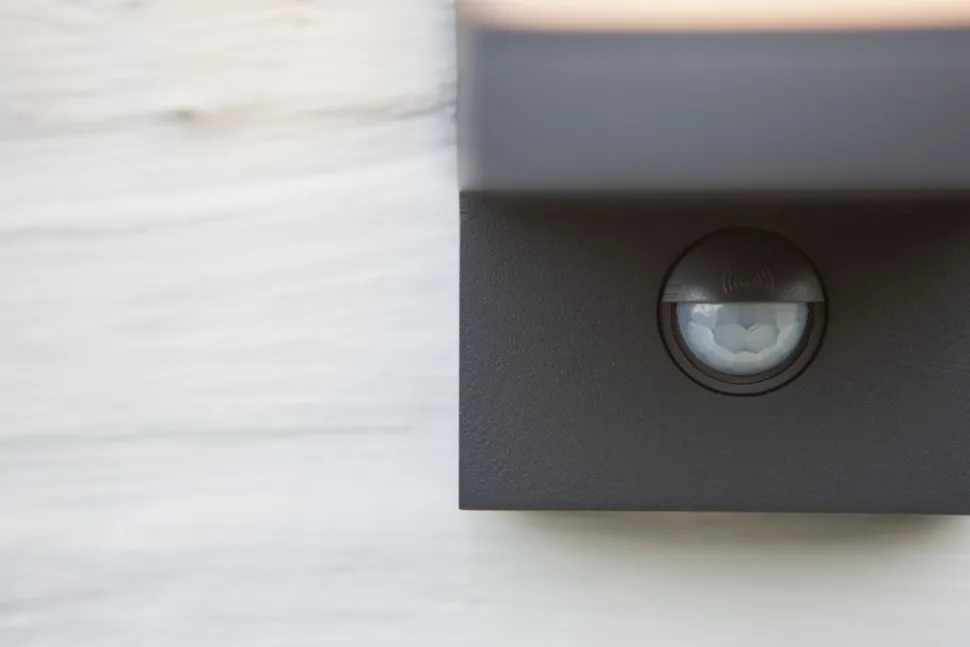 LED Wandlampe mit Bewegungsmelder IP54 14 W verstellbar