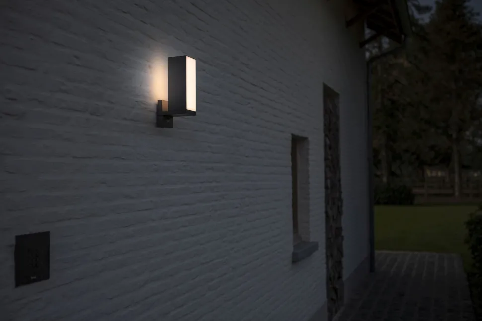 LED Wandlampe mit Bewegungsmelder IP54 14 W verstellbar