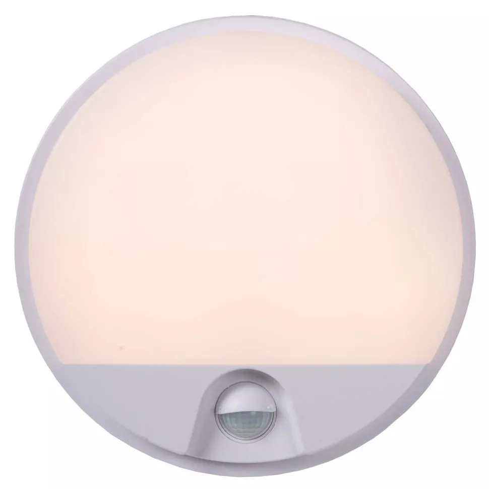 LED Wandlampe mit Bewegungsmelder Ø21 cm IP54 3000 K