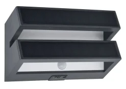 LED Wandlampe Solar Bewegungsmelder IP54 600 lm dimmbar