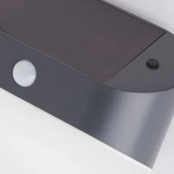 LED Wandlampe Solar Bewegungssensor Metall IP44 Outdoor