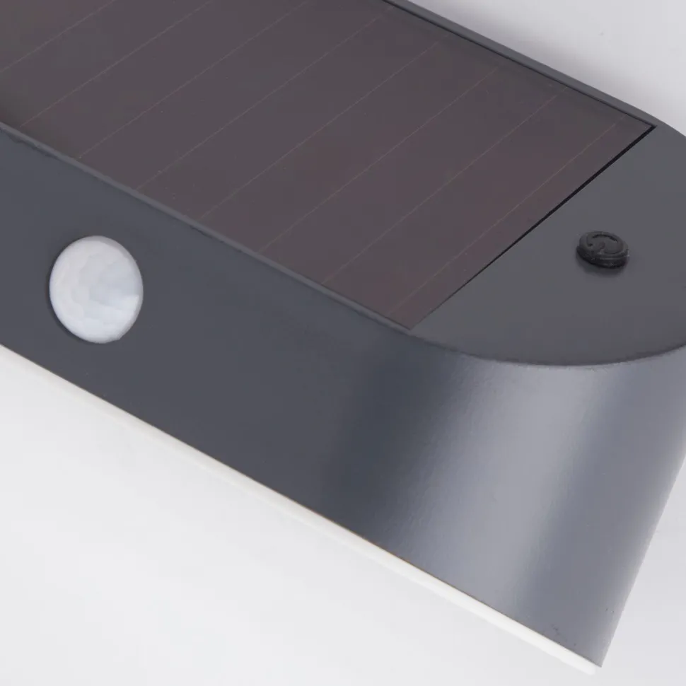 LED Wandlampe Solar Bewegungssensor Metall IP44 Outdoor