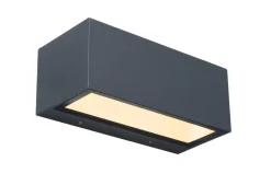 LED Wandlampe Up Down Aluminium Anthrazit 3000 K IP54