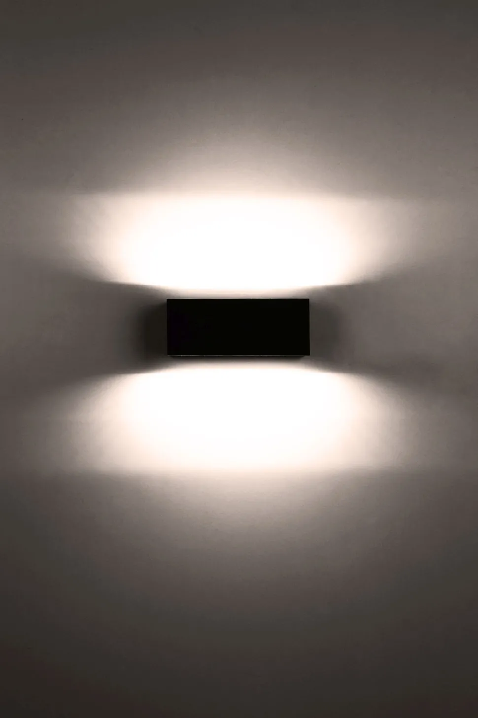 LED Wandlampe Up Down Aluminium Anthrazit 3000 K IP54