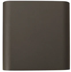 LED Wandlampe Up Down Aluminium IP44 3000 K Anthrazit