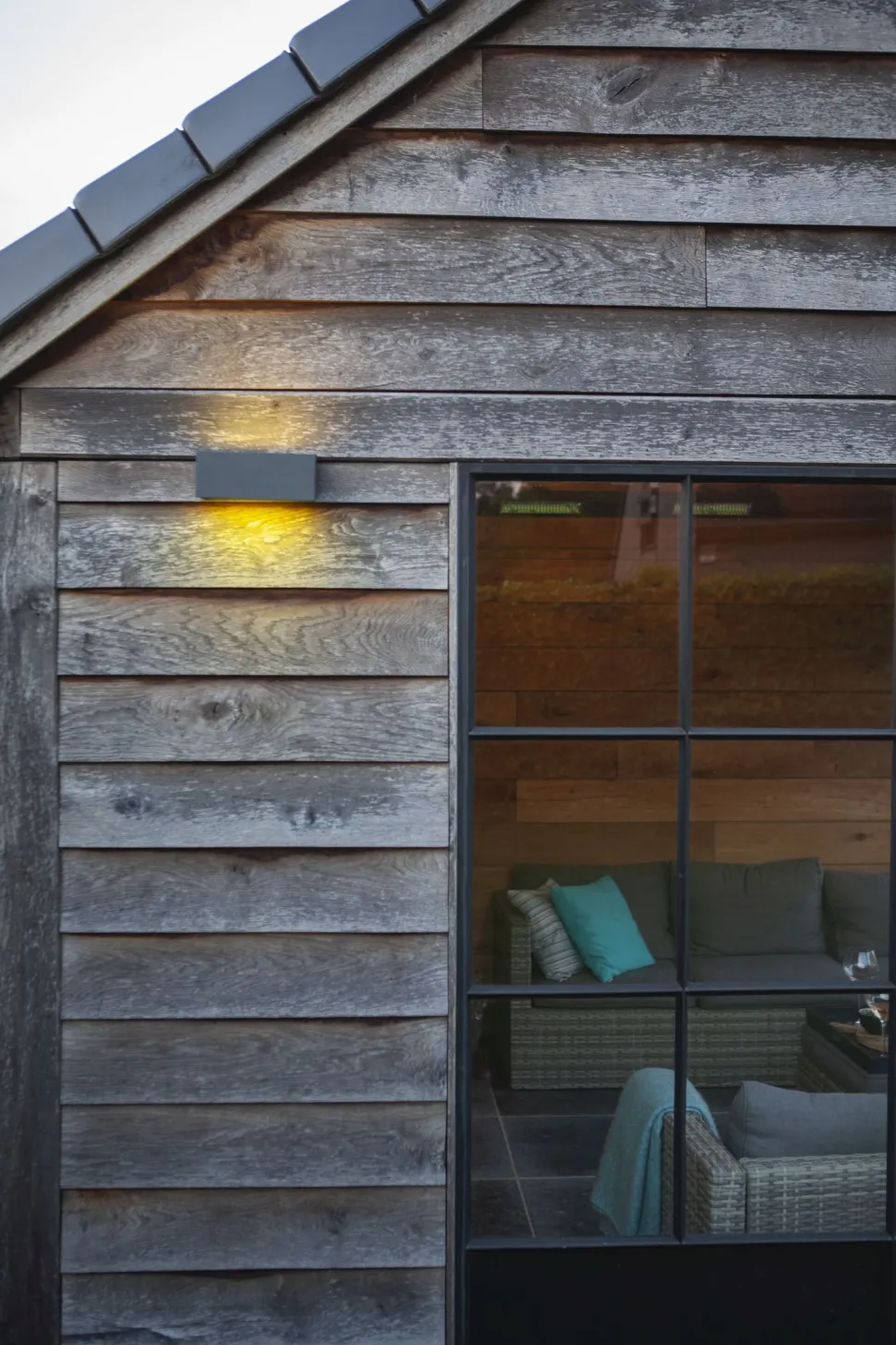 LED Wandlampe Up Down dimmbar RGB B:22 cm IP54 900 lm