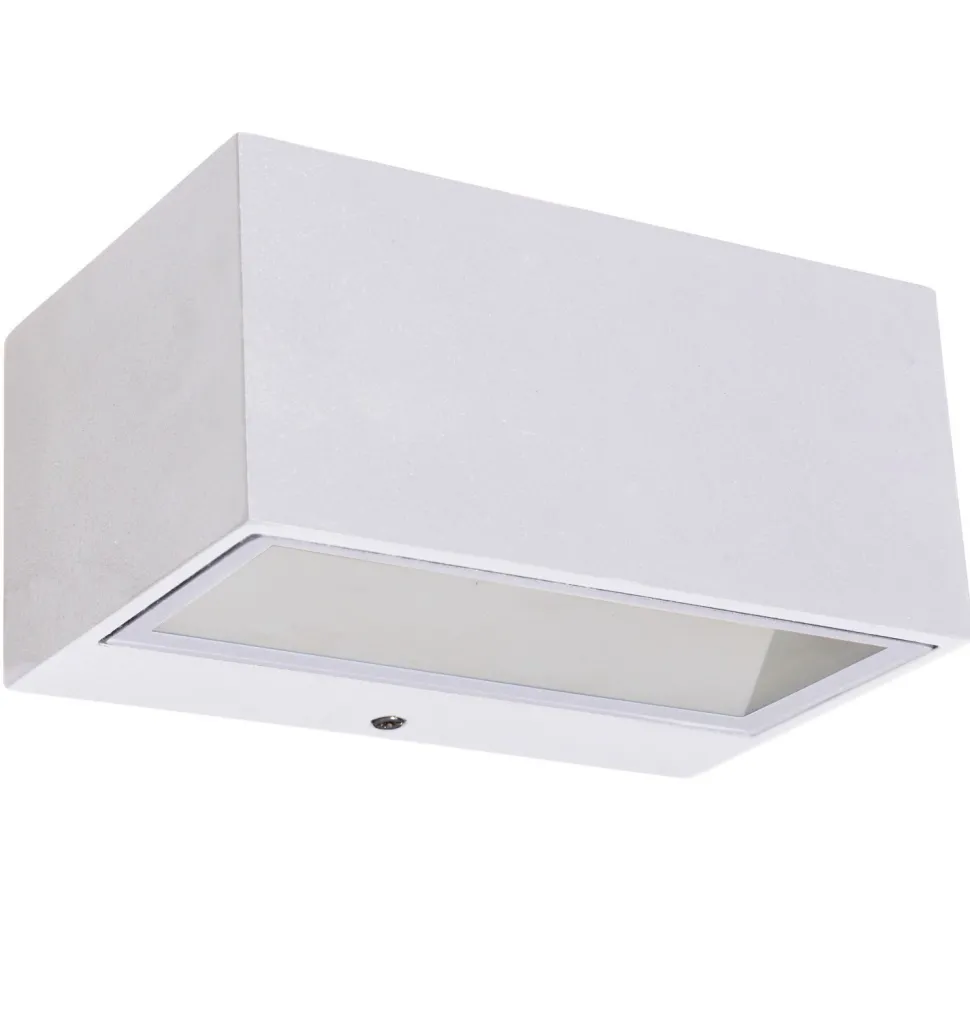 LED Wandlampe Up Down Weiß B:14 cm IP54 4000 K 10 W