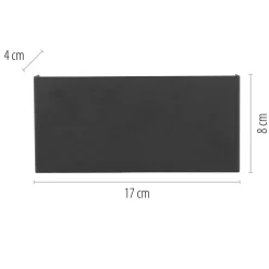 LED Wandleuchte Anthrazit Up Down dimmbar B:17 cm 2 W