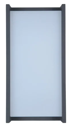 LED Wandleuchte Anthrazit IP54 blendarm BRENSOM