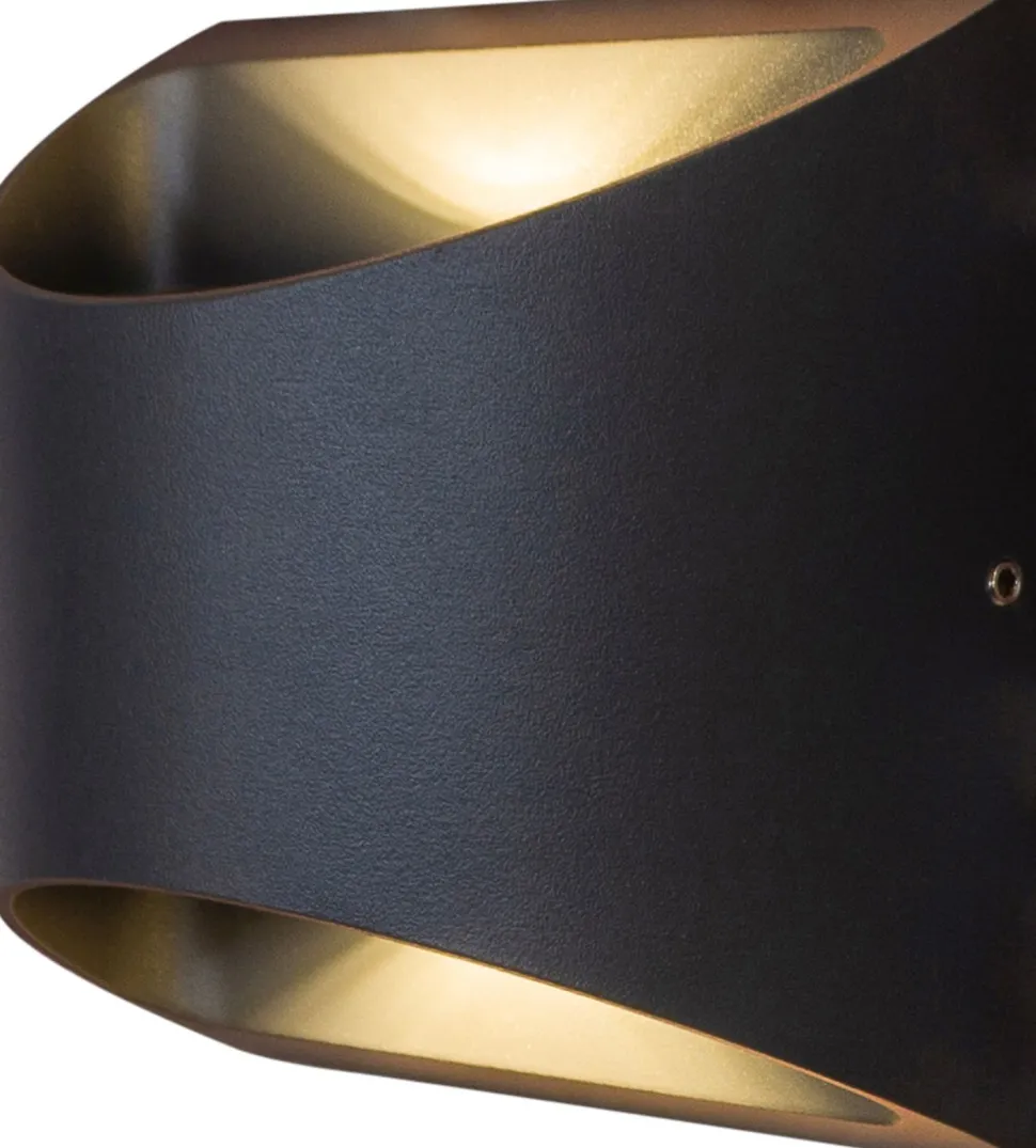 LED Wandleuchte Außen Aluminium IP44 B:13,1 cm Up Down