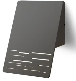 LED Wandleuchte außen Aluminium Glas IP44 B: 15 cm