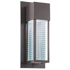 LED Wandleuchte Außen Bronze Bauhaus IP44 Haustür