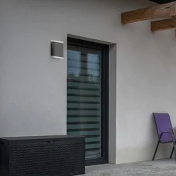 LED Wandleuchte außen Up Down IP44 Schwarz 4000 K H: 11 cm