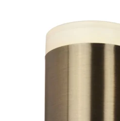 LED Wandleuchte außen Up Down IP44 in Messing Antik klein