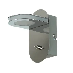 LED Wandleuchte Badezimmer 4000 K neutralweiß Chrom