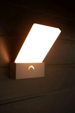 LED Wandleuchte Bewegungssensor IP54 T:14 cm Anthrazit