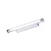LED Wandleuchte Chrom 3000 K 870 lm Glas Metall 59 cm