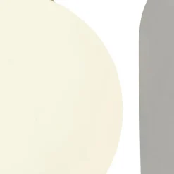 LED Wandleuchte Chrom Weiß 3000 K H: 28 cm Metall Glas