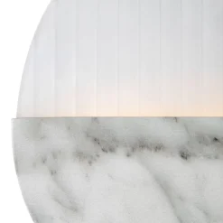 LED Wandleuchte Glas Metall 3000 K warmweiß 200 lm rund