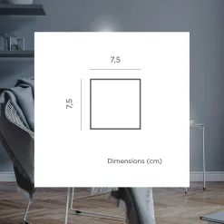 LED Wandleuchte kabellos Touch Dimmer Weiß B: 7,5 cm Akku