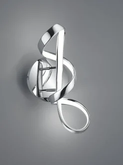 LED Wandleuchte Metall elegant H:40 cm 2400 lm dimmbar