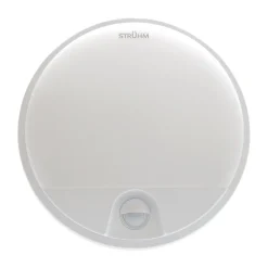 LED Wandleuchte mit Bewegungsmelder D: 21 cm IP54 Weiß Outdoor