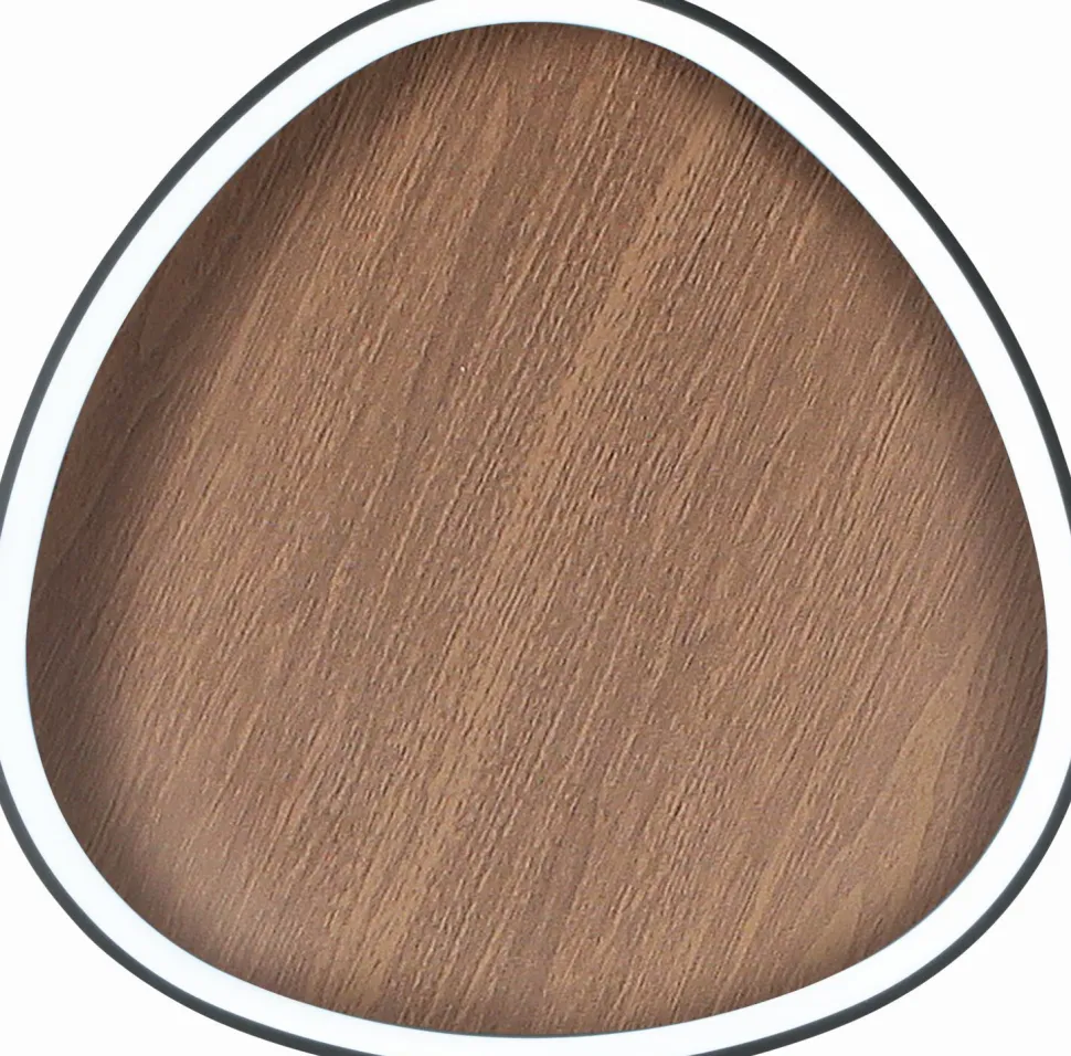 LED Wandleuchte Natur Schwarz B:85 cm 60W Skandinavisch