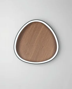 LED Wandleuchte Natur Schwarz B:85 cm 60W Skandinavisch