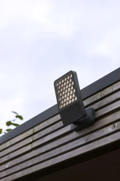 LED Wandleuchte Outdoor Anthrazit 4000 K IP54 beweglich
