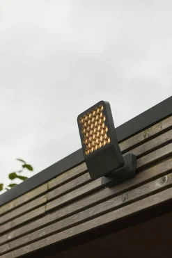 LED Wandleuchte Outdoor Anthrazit 3000 K IP54 flexibel