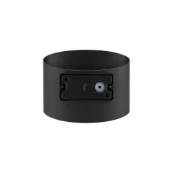 LED Wandspot Up Down Aluminium 10 W Ø17 cm IP54 Schwarz