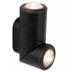 LED Wandstrahler Aluminium 2-flammig IP65 verstellbar
