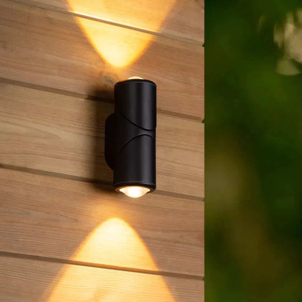 LED Wandstrahler Aluminium 2-flammig IP65 verstellbar