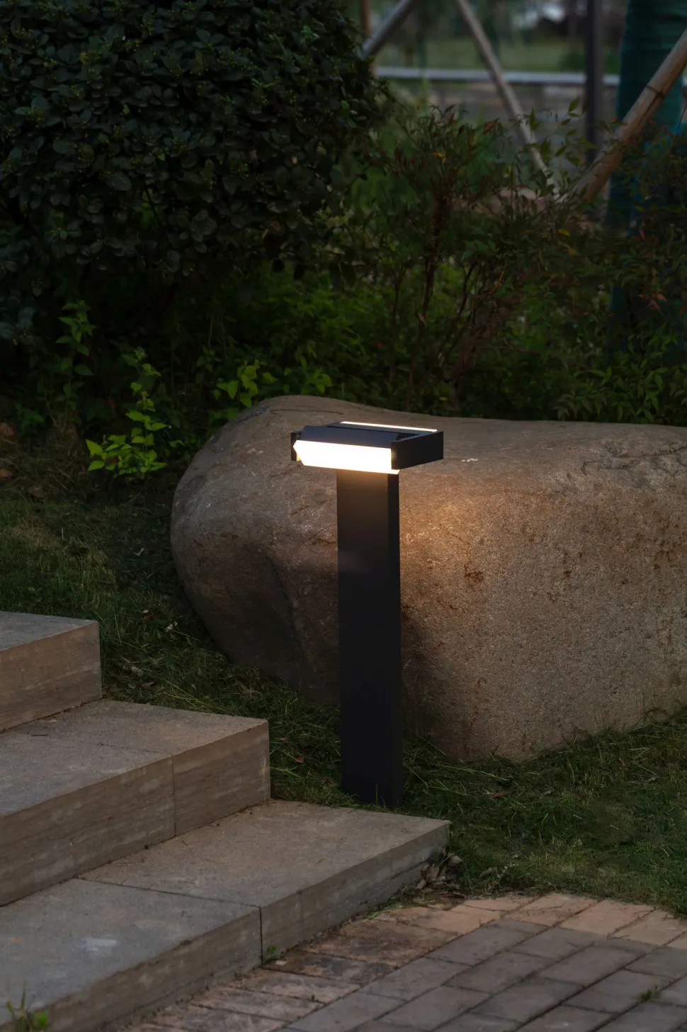 LED Wegeleuchte Aluminium Anthrazit 71,5 cm IP44 3000 K