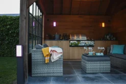 LED Wegeleuchte Aluminium RGB IP54 16 W 75 cm dimmbar