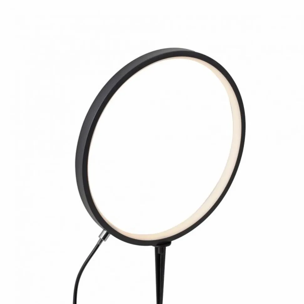 LED Wegeleuchte mit Erdspieß 48 cm IP65 3000 K Schwarz