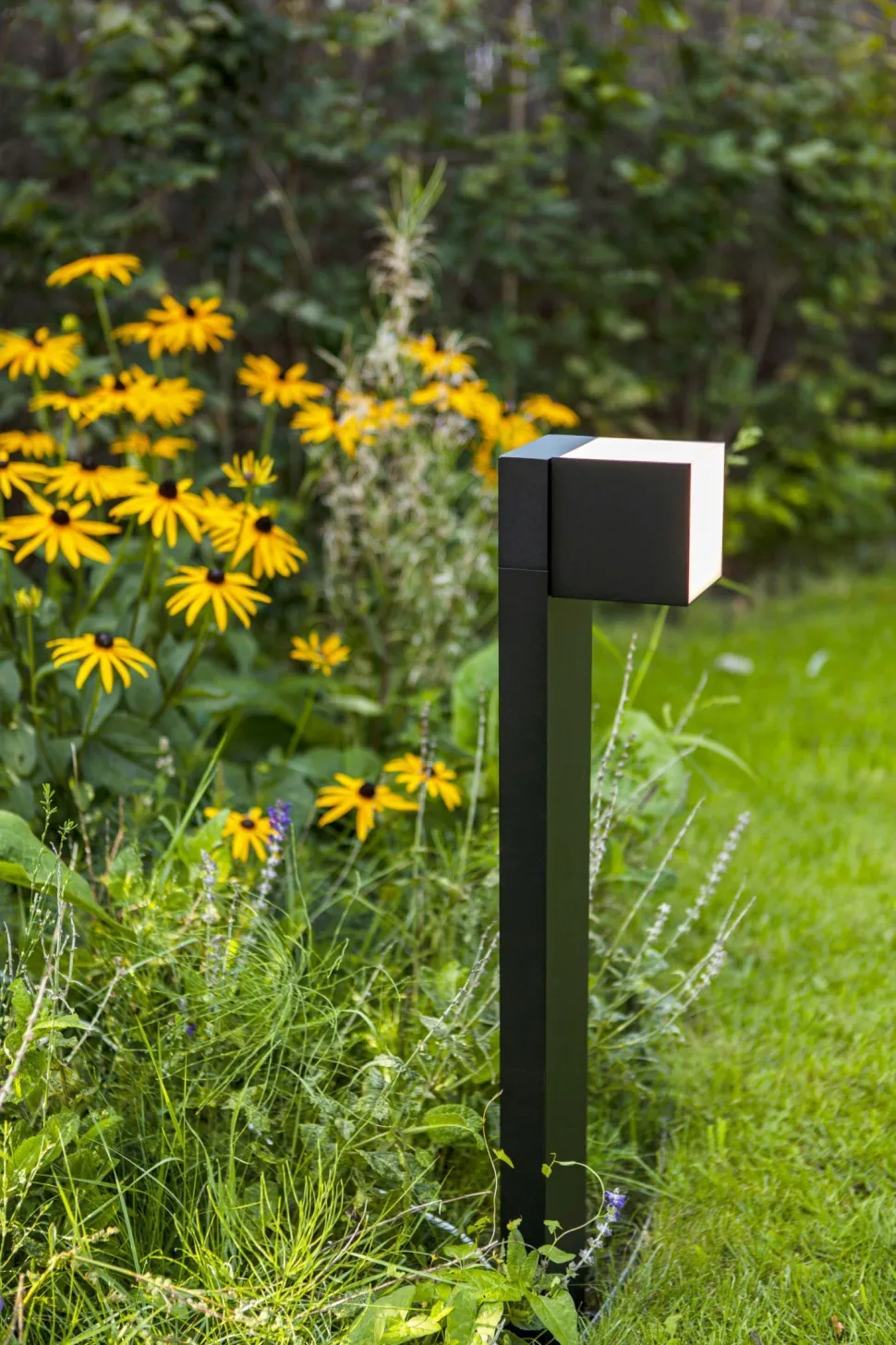 LED Wegeleuchte Schwarz IP54 500 lm 3000 K beweglich