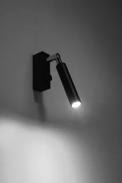 Leselampe Bett Sofa Schwarz Metall verstellbar G9 klein