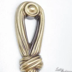 Leuchter Wandlampe aus Echt-Messing in Bronze