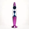 Lila Lavalampe dunkel H:36cm Retro Leuchte Timmy