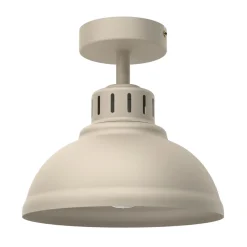 Loft Deckenlampe Metall Beige H:23 cm E27 dekorativ