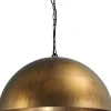 Loft Hängeleuchte Messing Antik groß Ø60cm LARINO