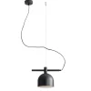 Loft Pendelleuchte E27 Schwarz Metall 28 cm lang
