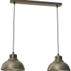Loft Pendelleuchte in Gold Metall 65 cm E27 akzentuiert
