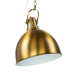 Loft Pendelleuchte in Messing antik