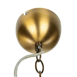 Loft Pendelleuchte in Messing antik