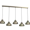Loft Pendelleuchte Metall 125 cm XXL E27 in Gold
